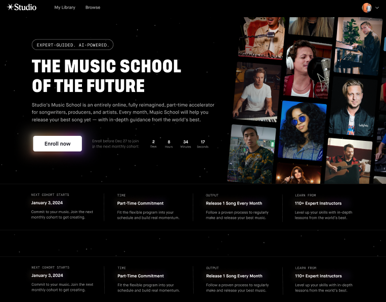 Studio Music screenshot
